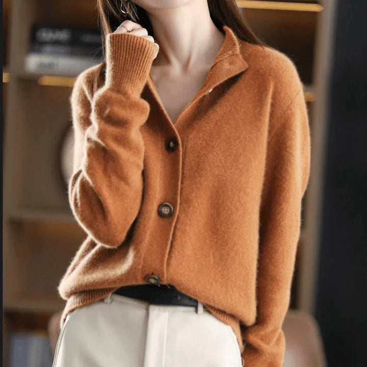 Annie™ Cashmere Knit Gilet – Women’s Sleeveless Cardigan Vest, Luxurious Soft Cashmere Layer, Warm Stylish Fall & Winter Outfit Essential