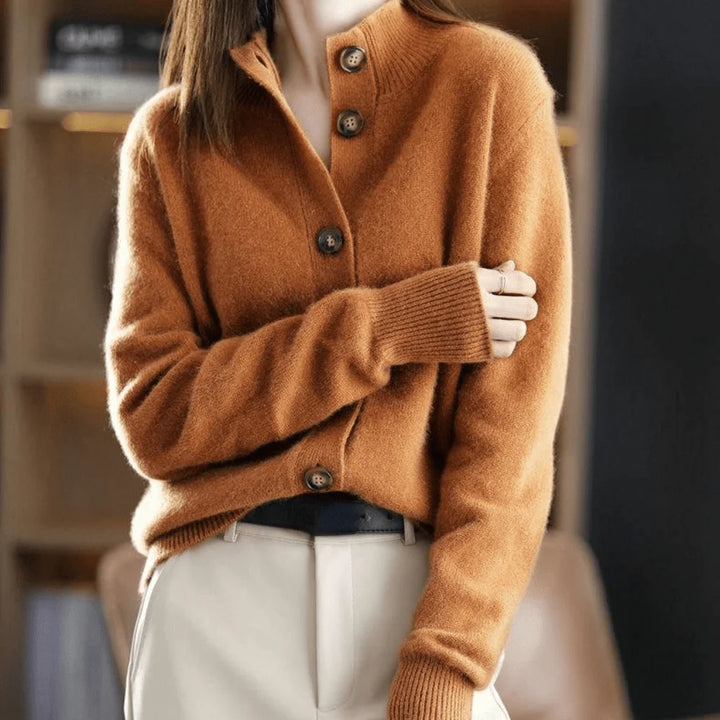 Annie™ Cashmere Knit Gilet – Women’s Sleeveless Cardigan Vest, Luxurious Soft Cashmere Layer, Warm Stylish Fall & Winter Outfit Essential
